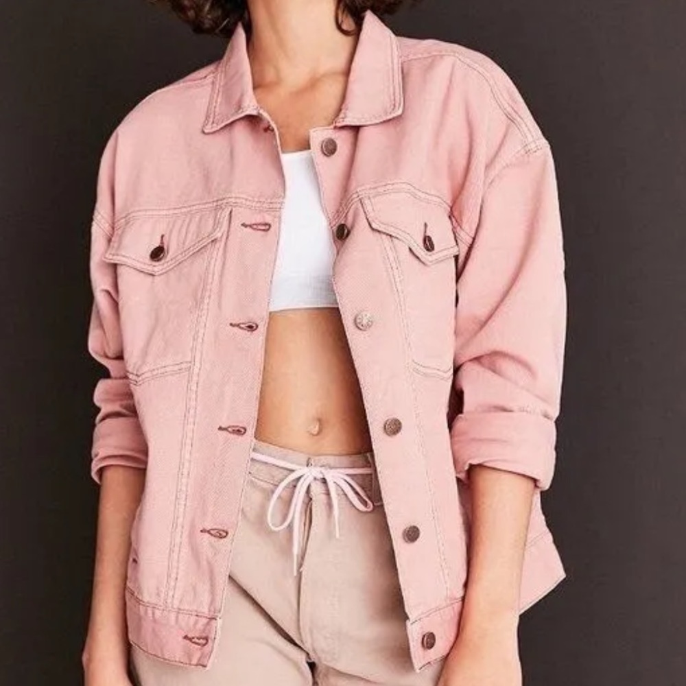 BDG Denim Jacket - Dusty Pink - Picture 2 of 4